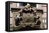 Sculptural Decoration of Building in Vienna, Austria-null-Framed Stretched Canvas