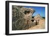 Sculpture and Pyramid of Kukulcan-Kevin Schafer-Framed Photographic Print