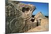 Sculpture and Pyramid of Kukulcan-Kevin Schafer-Mounted Photographic Print