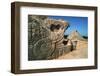 Sculpture and Pyramid of Kukulcan-Kevin Schafer-Framed Photographic Print