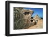 Sculpture and Pyramid of Kukulcan-Kevin Schafer-Framed Photographic Print