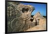 Sculpture and Pyramid of Kukulcan-Kevin Schafer-Framed Photographic Print