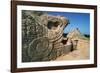 Sculpture and Pyramid of Kukulcan-Kevin Schafer-Framed Photographic Print