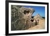 Sculpture and Pyramid of Kukulcan-Kevin Schafer-Framed Photographic Print