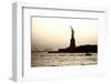 Sculpture and statue - Statue of Liberty - Sunset - Manhattan - New York City - United States-Philippe Hugonnard-Framed Photographic Print