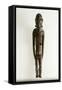 Sculpture anthropomorphe "Moai kava-kava"-null-Framed Stretched Canvas