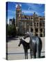 Sculpture at Calgary City Hall, Calgary, Alberta, Canada, North America-Hans Peter Merten-Stretched Canvas