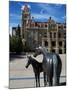 Sculpture at Calgary City Hall, Calgary, Alberta, Canada, North America-Hans Peter Merten-Mounted Photographic Print