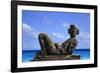 Sculpture by the Ocean in Cancun, Mexico-Svenja-Foto-Framed Photographic Print