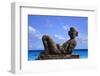 Sculpture by the Ocean in Cancun, Mexico-Svenja-Foto-Framed Photographic Print