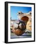 Sculpture called Sphere by A. Pomodoro, Vatican Courtyard, Rome, Italy-Chuck Haney-Framed Photographic Print