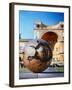 Sculpture called Sphere by A. Pomodoro, Vatican Courtyard, Rome, Italy-Chuck Haney-Framed Photographic Print