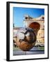 Sculpture called Sphere by A. Pomodoro, Vatican Courtyard, Rome, Italy-Chuck Haney-Framed Photographic Print