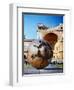 Sculpture called Sphere by A. Pomodoro, Vatican Courtyard, Rome, Italy-Chuck Haney-Framed Photographic Print