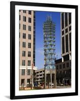 Sculpture, City Hall Plaza, Orlando, Florida, United States of America, North America-Richard Cummins-Framed Photographic Print