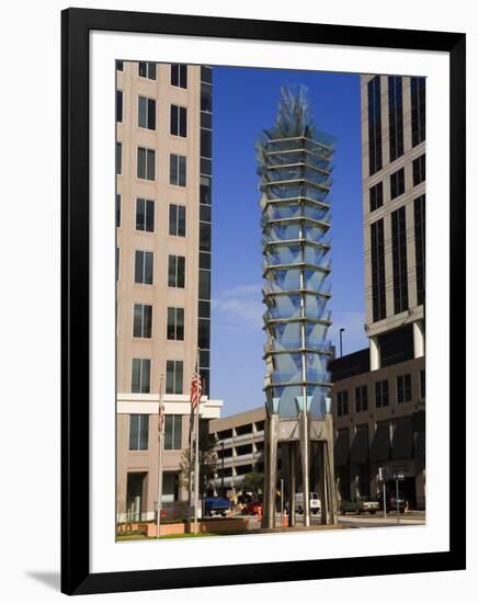 Sculpture, City Hall Plaza, Orlando, Florida, United States of America, North America-Richard Cummins-Framed Photographic Print