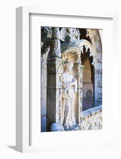 Sculpture, Courtyard of the Two-Storied Cloister-G&M Therin-Weise-Framed Photographic Print