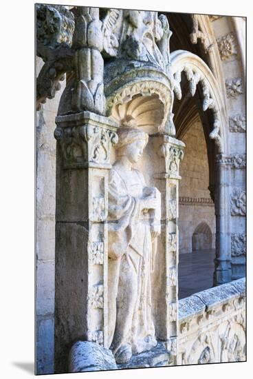 Sculpture, Courtyard of the Two-Storied Cloister-G&M Therin-Weise-Mounted Premium Photographic Print