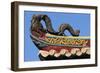 Sculpture Depicting Dragon-null-Framed Giclee Print