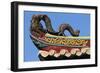 Sculpture Depicting Dragon-null-Framed Giclee Print