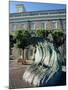 Sculpture Depicting Someone Diving into a Wave, Newport, Rhode Island, New England, USA-Robert Francis-Mounted Photographic Print