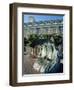 Sculpture Depicting Someone Diving into a Wave, Newport, Rhode Island, New England, USA-Robert Francis-Framed Photographic Print