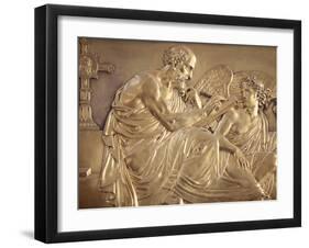 Sculpture Depicting St. Matthew, Saint-Louis Des Invalides Church, Paris, France, Europe-Godong-Framed Photographic Print