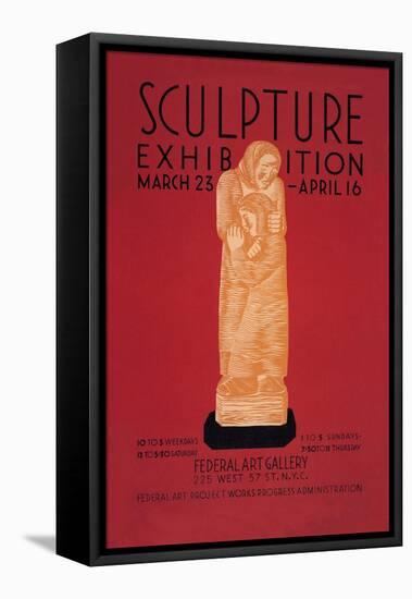 Sculpture Exhibition: Wpa Federal Art Project-Vera Bock-Framed Stretched Canvas