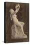 Sculpture : femme nue assise tenant une corne, par Louis-Edmond Cougny-Charles Marville-Stretched Canvas