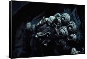 Sculpture from the Higashi Betsuin Temple in Nagoya, Japan-null-Framed Stretched Canvas