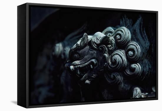 Sculpture from the Higashi Betsuin Temple in Nagoya, Japan-null-Framed Stretched Canvas