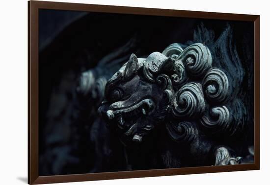 Sculpture from the Higashi Betsuin Temple in Nagoya, Japan-null-Framed Giclee Print