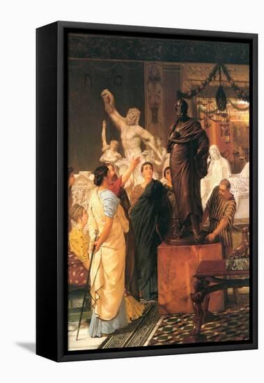 Sculpture Gallery-Sir Lawrence Alma-Tadema-Framed Stretched Canvas