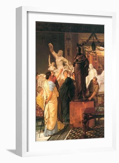 Sculpture Gallery-Sir Lawrence Alma-Tadema-Framed Art Print