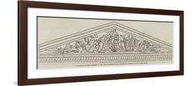 Sculpture in the Pediment of the New Commercial Bank, Edinburgh, Designed by Mr James Wyatt-null-Framed Giclee Print
