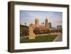 Sculpture in White River State Park, Indianapolis, Indiana, USA.-Anna Miller-Framed Photographic Print