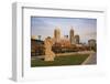 Sculpture in White River State Park, Indianapolis, Indiana, USA.-Anna Miller-Framed Photographic Print