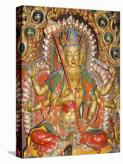 Sculpture, Kumbum, Gyantse, Tibet, China-Ethel Davies-Stretched Canvas