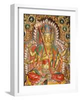 Sculpture, Kumbum, Gyantse, Tibet, China-Ethel Davies-Framed Photographic Print