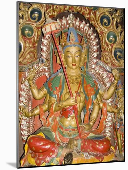 Sculpture, Kumbum, Gyantse, Tibet, China-Ethel Davies-Mounted Photographic Print