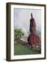 Sculpture Made of Lava Stone Sculptor Uki-null-Framed Giclee Print