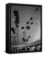 Sculpture Mobile at Idlewild Airport by Alexander Calder-null-Framed Stretched Canvas