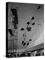 Sculpture Mobile at Idlewild Airport by Alexander Calder-null-Stretched Canvas
