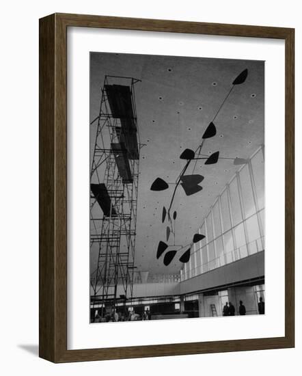 Sculpture Mobile at Idlewild Airport by Alexander Calder-null-Framed Photographic Print