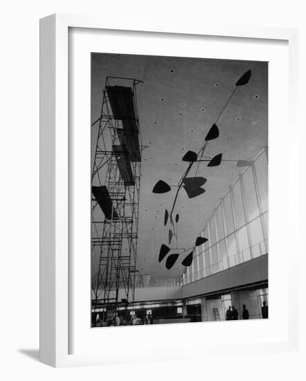 Sculpture Mobile at Idlewild Airport by Alexander Calder-null-Framed Photographic Print