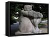 Sculpture, Muenchener Freiheit Square, Schwabing, Munich, Germany-null-Framed Stretched Canvas