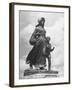 Sculpture of a Pioneer Woman and Her Child-Alfred Eisenstaedt-Framed Photographic Print