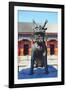 Sculpture of a Qilin, Summer Palace, Beijing-George Oze-Framed Photographic Print