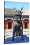 Sculpture of a Qilin, Summer Palace, Beijing-George Oze-Stretched Canvas
