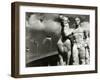 Sculpture of Athlete and Horse at the Stadium for the Olympic Games in Berlin, 1936-German photographer-Framed Photographic Print